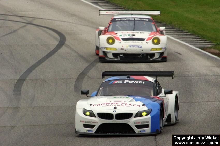 John Edwards / Dirk Müller BMW Z4 GTE and Tom Kimber-Smith / Patrick Long Porsche GT3 RSR