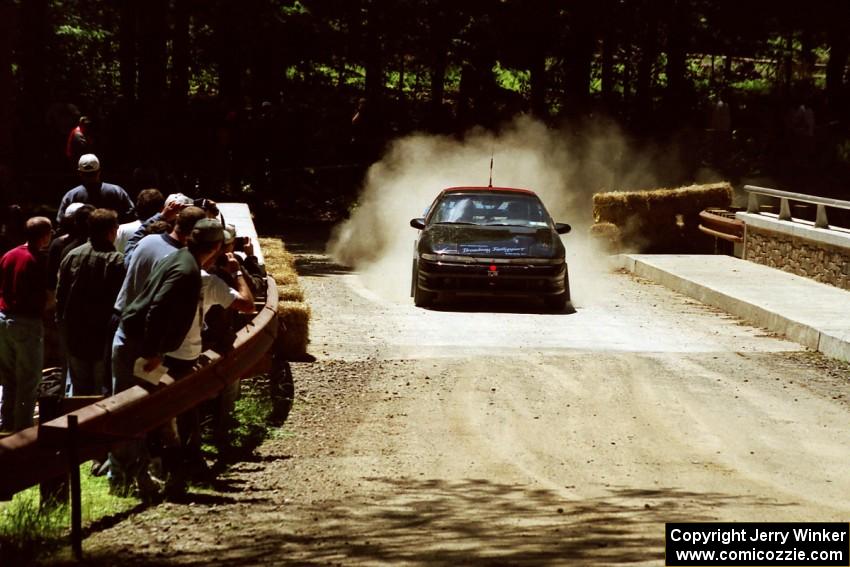 Michael Curran / Mike Kelly Mitsubishi Eclipse GSX at the Asaph Campground spectator location on SS4, Phasa.