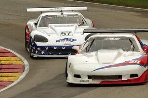 Simon Gregg's and Dave Pintaric's Chevy Corvettes