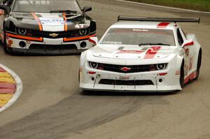 Frank Lussier's and Britt Casey's Chevy Camaros