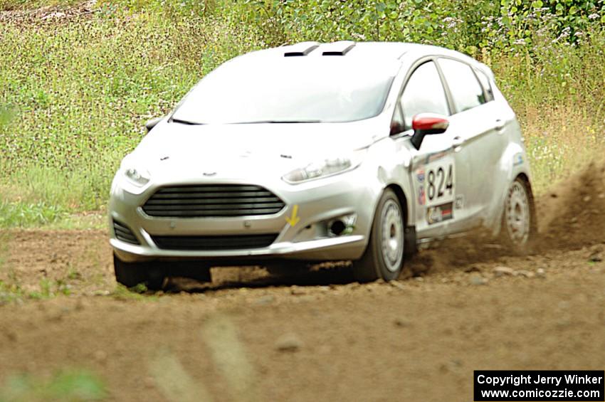 Cameron Steely / Jake Blattner Ford Fiesta on SS3, Indian Creek.