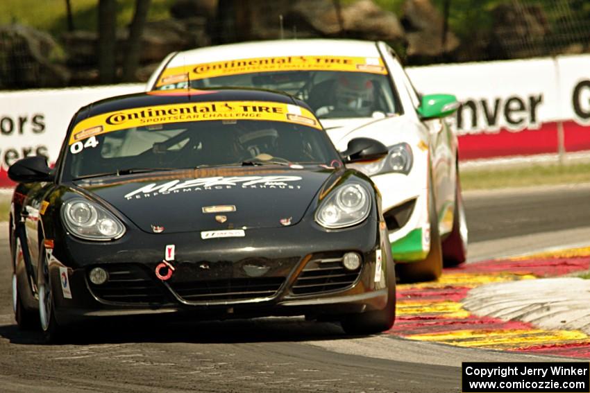 Remo Ruscitti / Adam Isman Porsche Cayman and Charles Espenlaub / Cameron Lawrence Hyundai Genesis Coupe