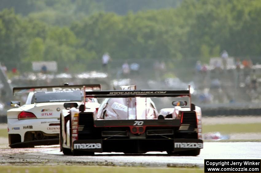 Dirk Müller / John Edwards BMW Z4 GTE and Sylvain Tremblay / Tom Long Lola B12/80 Mazda