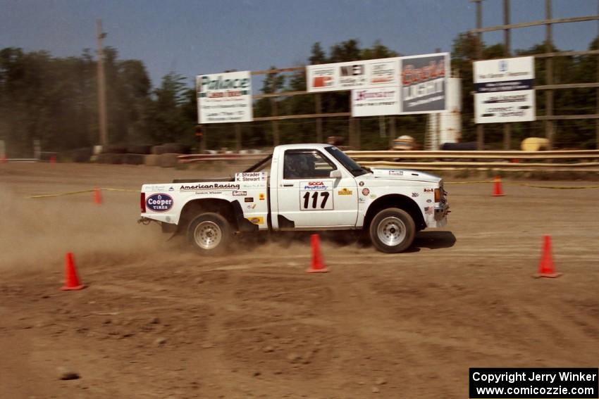 Ken Stewart / Doc Shrader Chevy S-10 on SS8, Speedway Shennanigans.