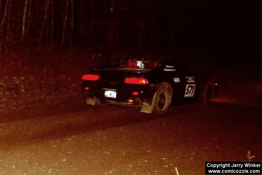 Kurt Winkelmann / Drew Ritchie Pontiac Fiero at speed near the end of SS10, Menge Creek.