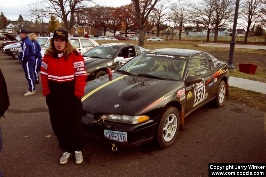 Steve Nielsen / Lisa Parker Plymouth Laser at parc expose in Calumet prior to the start of day two.