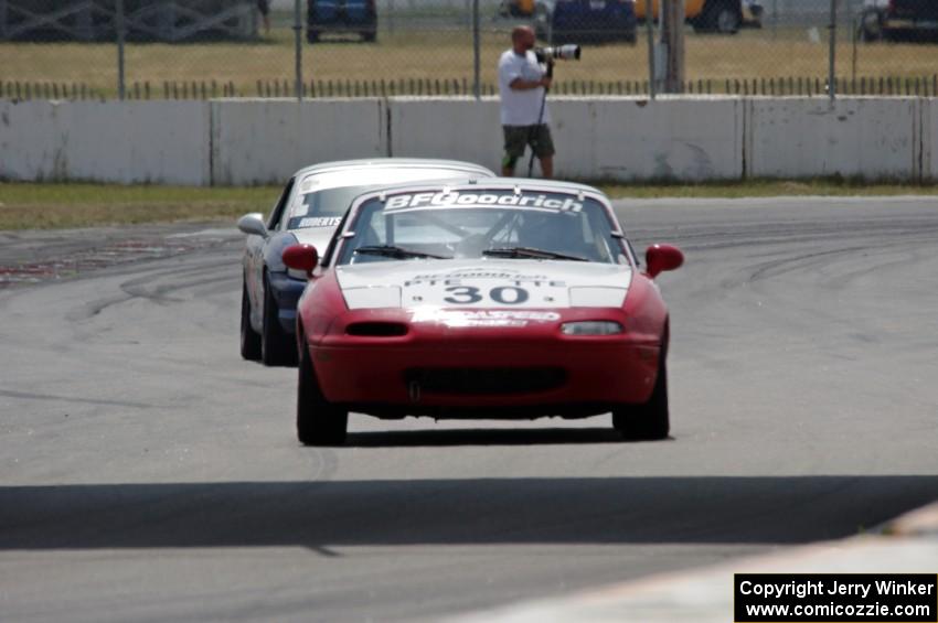 Team Cohn's PTE Mazda Miata