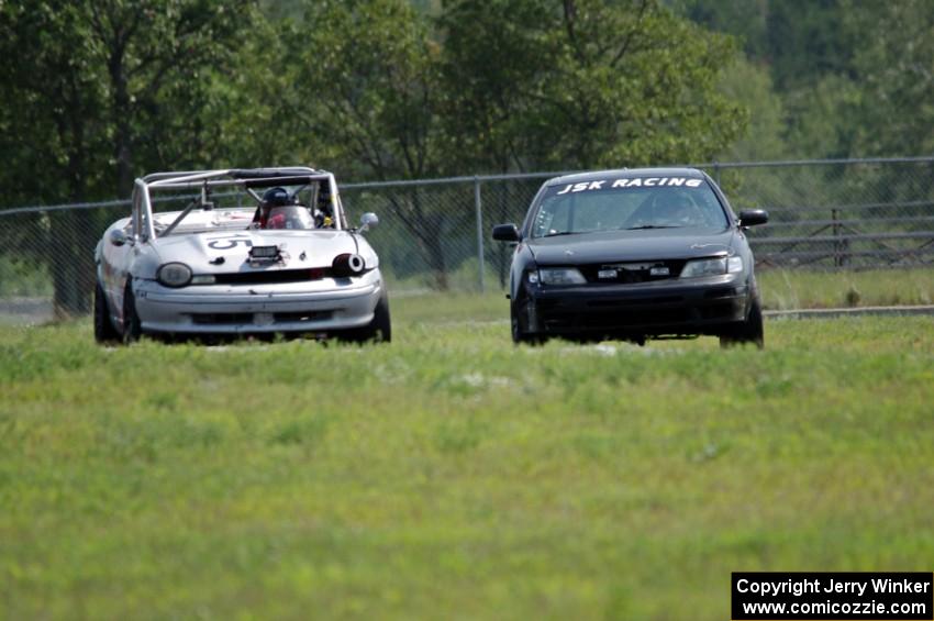 NNM Motorsports Dodge Neon and JSK Racing Nissan Maxima