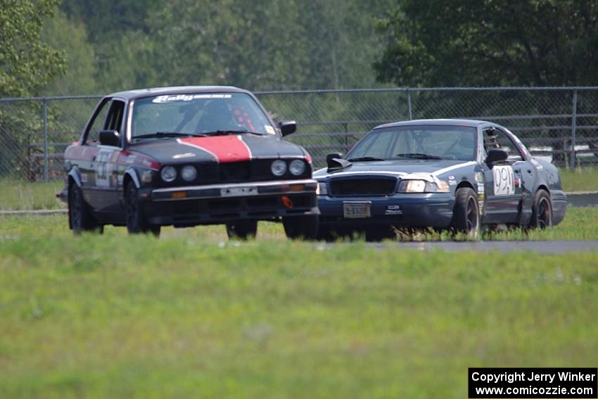 Locked Out Racing BMW 325is and Moss Racing Ford Crown Victoria