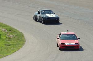 Motley Crew Honda Prelude and Transcendental Racing Mazda Miata