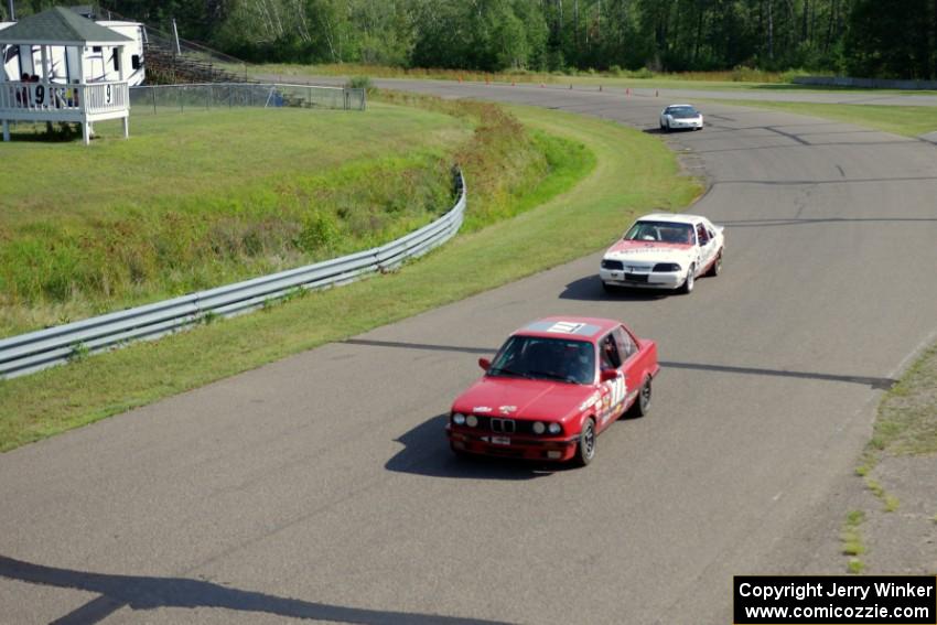 Probs Racing BMW 325is, Motorcrap Racing Ford Mustang and TBD Pontiac Firebird