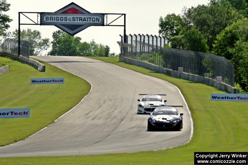 Derek Hill's and Alessandro Fogliani's Maserati Trofeos