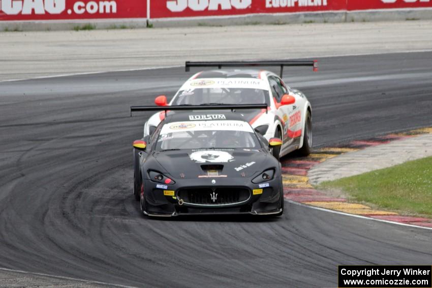 Andreas Segler's and Alessandro Iazzetti's Maserati Trofeos