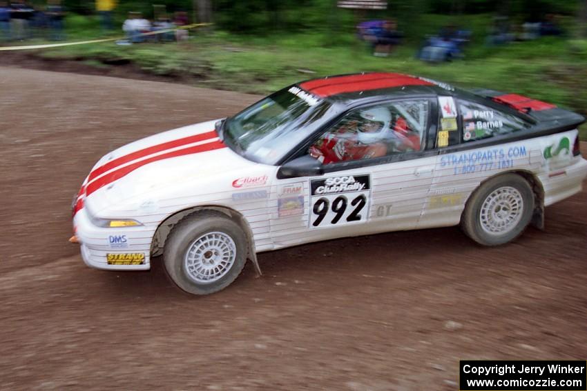 Bruce Perry / Phil Barnes Eagle Talon at the first hairpin on Colton Stock, SS5.