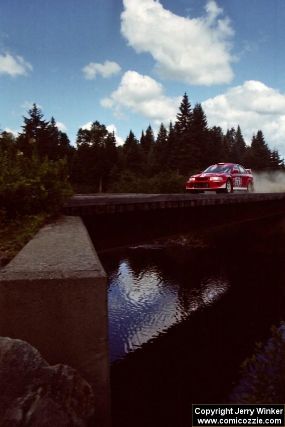 Rhys Millen / Josh Jacquot Mitsubishi Lancer Evo 6.5 on SS5, Parmachenee West.