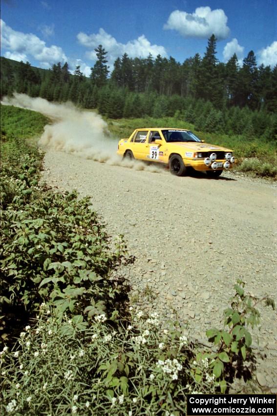 Carl Jardevall / Amity Trowbridge Volvo 740 Turbo on SS5, Parmachenee West.