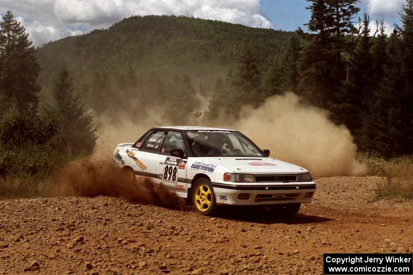 Tom Brann / Brendan Bohan Subaru Legacy on SS5, Parmachenee West.