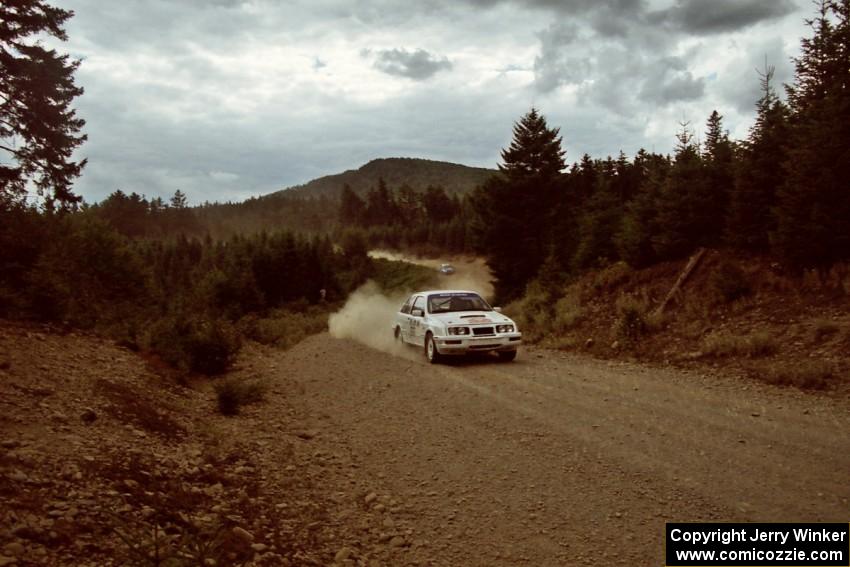 Colin McCleery / Jeff Secor Ford Sierra XR4i on SS7, Parmachenee Long.