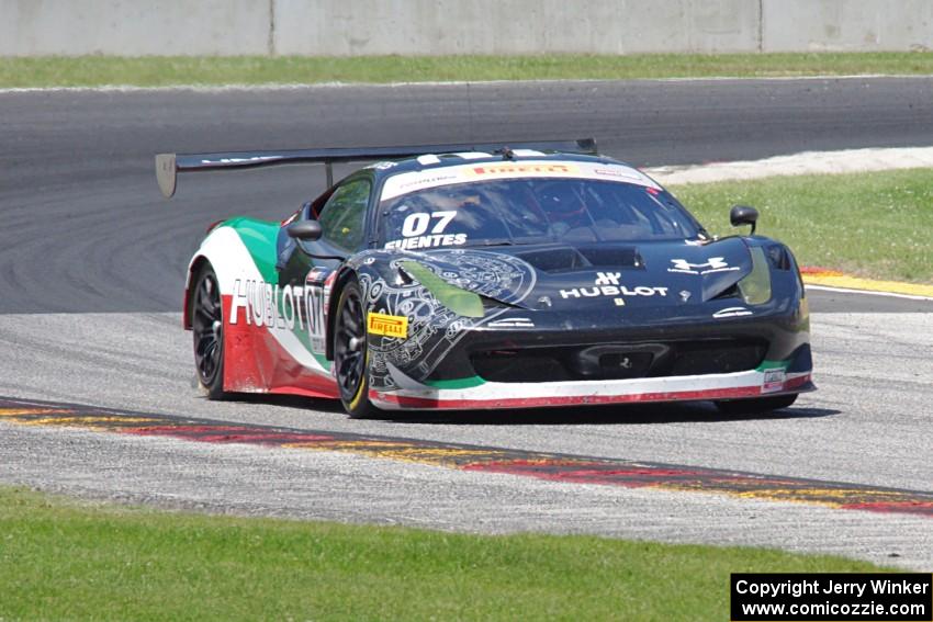 Martin Fuentes' Ferrari 458 GT3 Italia