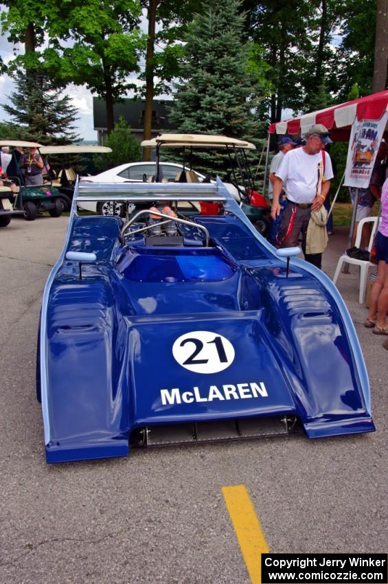 McLaren M8F on display.