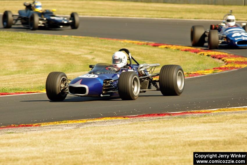 Robert Burnside's Winkelmann WDB-1, Bob Bodin's Brabham BT29 and Alan Lewis' Titan Mk. 6