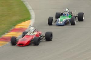 Eric Stange's Brabham BT29 and Matt Primack's Lotus 59/69