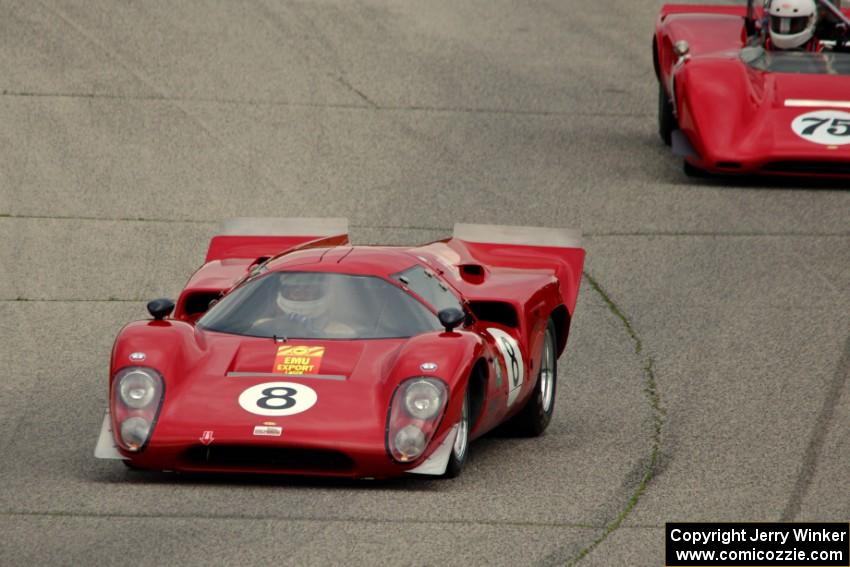 Toby Bean's Lola T-70 Mk. IIIB and Brian Blain's Lola T-163