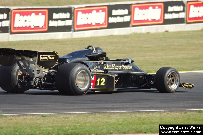 Gregory Thornton's Lotus 77