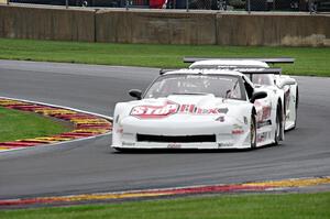 Paul Fix's Chevy Corvette and Dave Ruehlow's Chevy Corvette