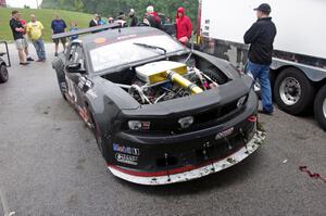 Dillon Machavern's Ford Mustang after the race.