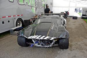 Claudio Burtin's Chevy Corvette after the race.