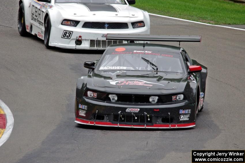 Dillon Machavern's Ford Mustang and Kevin O'Connell's Ford Mustang