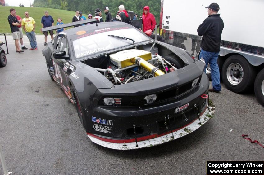 Dillon Machavern's Ford Mustang after the race.