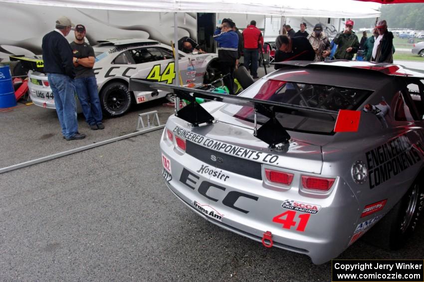 Dick Danielson's Chevy Camaro and Adam Andretti's Chevy Camaro