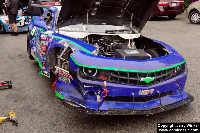 Keith Prociuk's Chevy Camaro after the race.