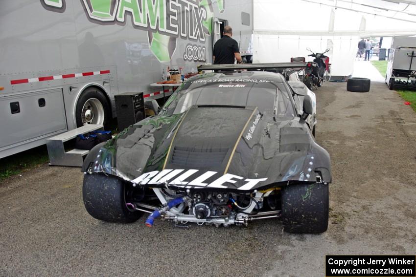 Claudio Burtin's Chevy Corvette after the race.