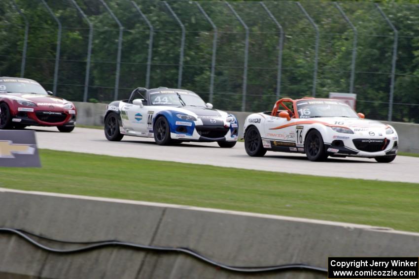 John Dean II's and Patrick Gallagher's Mazda MX-5s