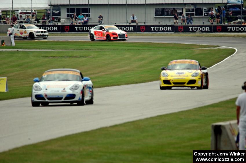 Lars Viljoen / Remo Ruscitti and Ethan Low / Jason Rabe Porsche Caymans