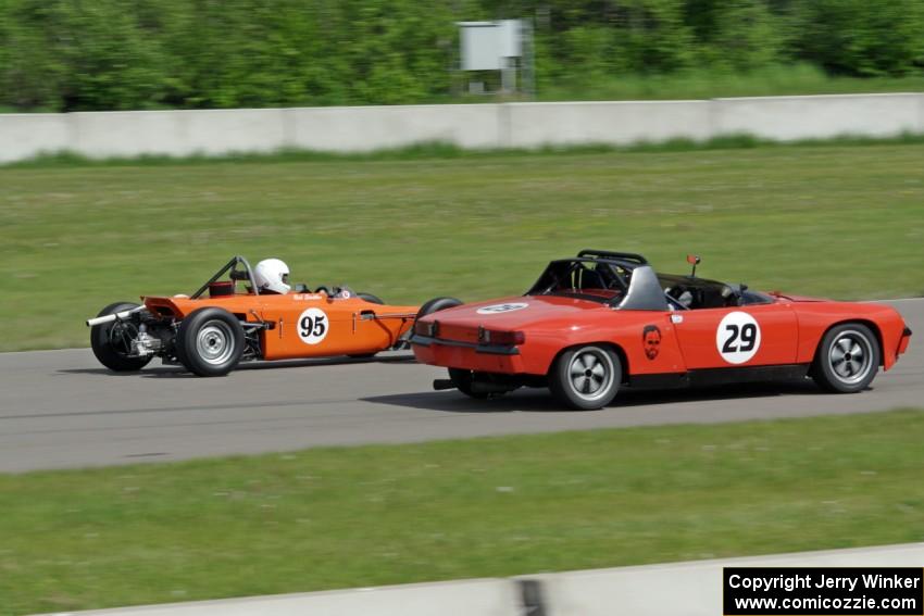 Ben Robertaccio's Porsche 914/6 and Rich Stadther's Dulon LD-9