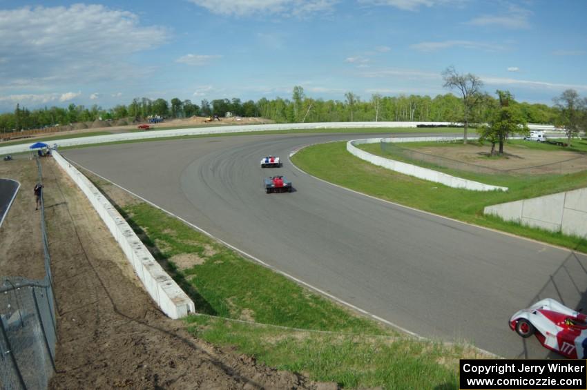 Patrick Rounds', Dave Cammack's and Sven Mueller's Spec Racer Fords