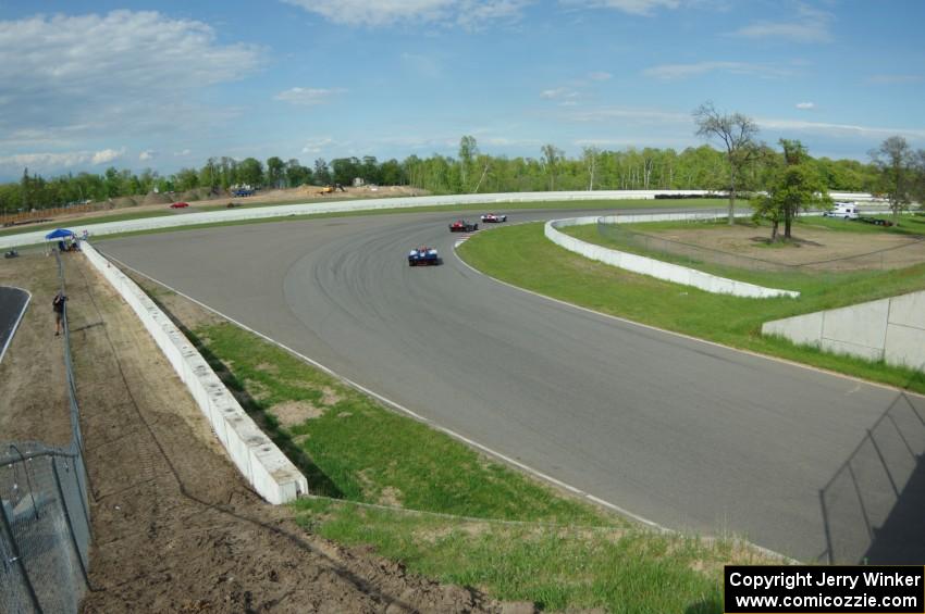 Patrick Rounds', Dave Cammack's and Sven Mueller's Spec Racer Fords