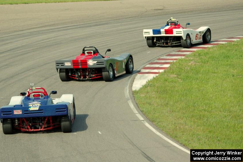 Patrick Rounds', Dave Cammack's and Sven Mueller's Spec Racer Fords