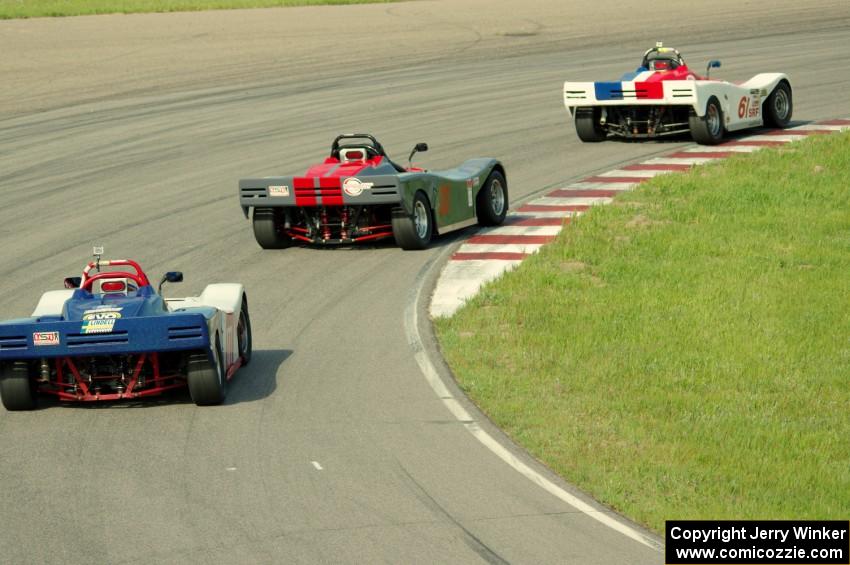 Patrick Rounds', Dave Cammack's and Sven Mueller's Spec Racer Fords