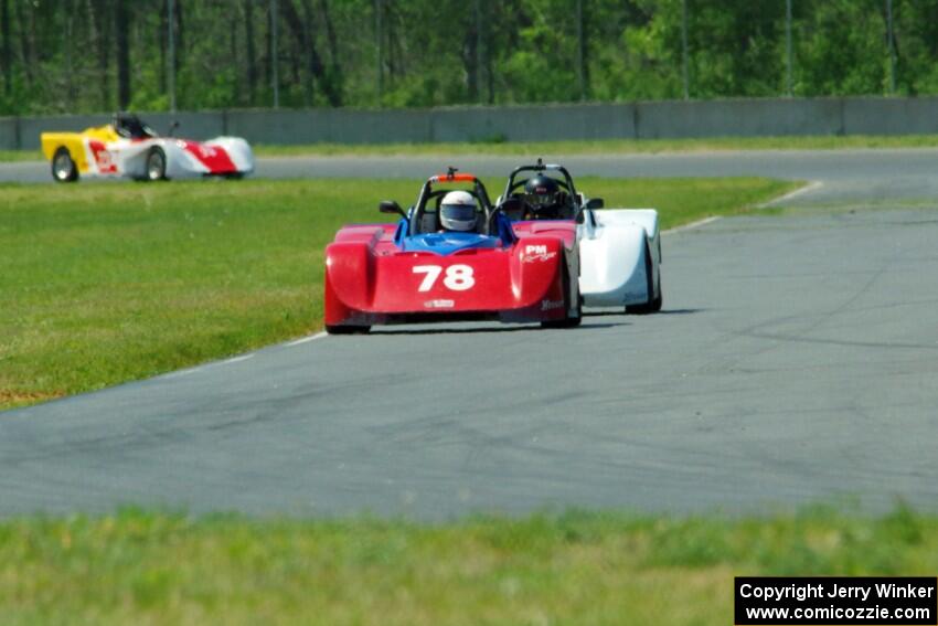 Reid Johnson's and Martin Wiedenhoeft's Spec Racer Ford 3s