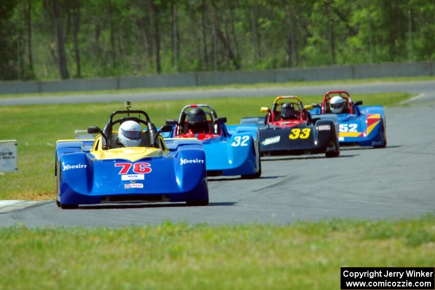 Ron Boltik's, Russell King's, Andrea King's and Jim Nash's Spec Racer Ford 3s