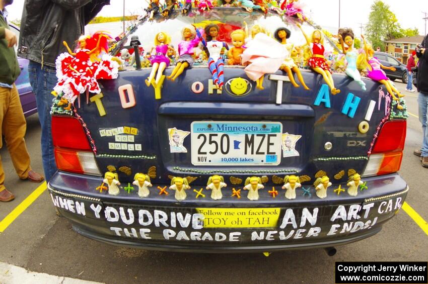 Detail of the ArtCar - Toyota Corolla