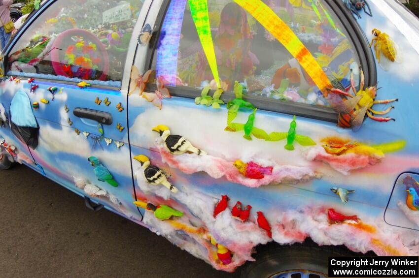 Detail of the ArtCar - Toyota Corolla