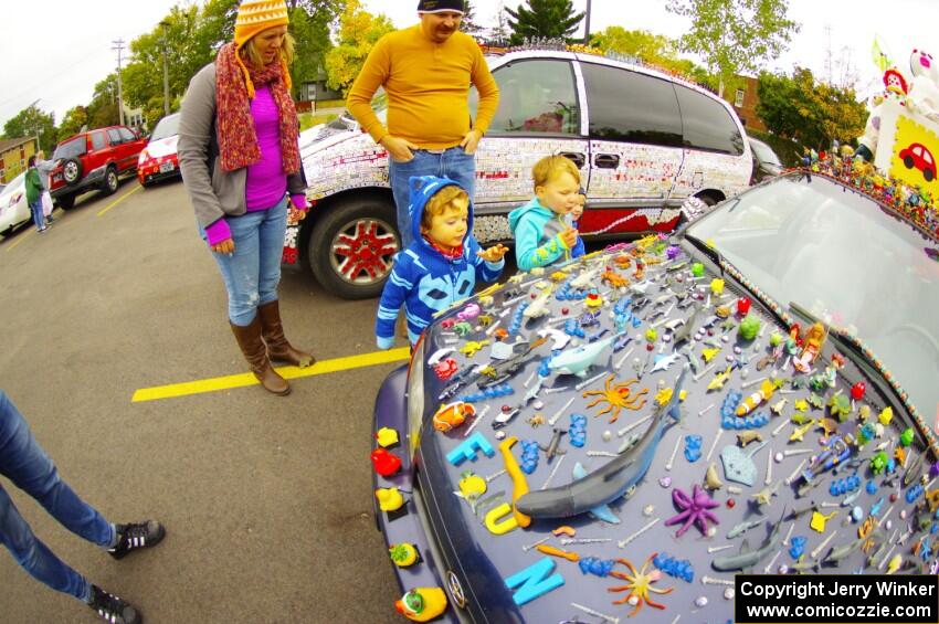 Detail of the ArtCar - Toyota Corolla