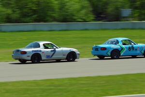 Jamey Randall's and Chris Craft's Spec Miata Mazda Miatas