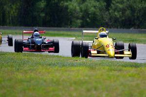 Mike Fowler's Van Diemen RF96 Formula Continental and Dave Schaal's Formula Enterprises